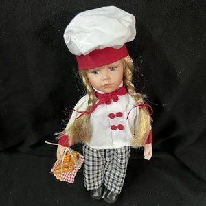 The Heritage Signature Collection 16" Chef Peggy Porcelain Doll